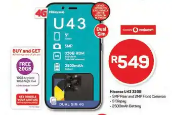 Hisense U43 32GB