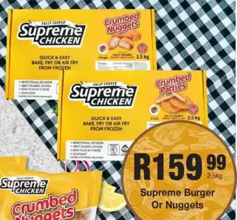 Take 'n Pay Supreme Burger Or Nuggets offer