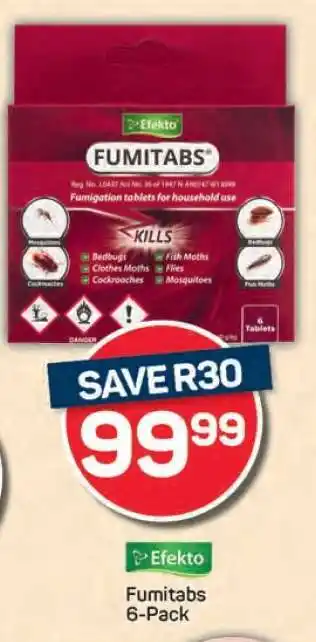 Pick n Pay Efekto Fumitabs 6-Pack offer