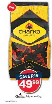 Pick n Pay Charka Briquettes 2kg offer
