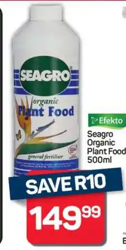 Pick n Pay Hypermarket Seagro Organic Plant Food 500ml offer