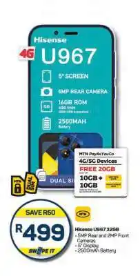 Pick n Pay Hisense U967 32GB offer