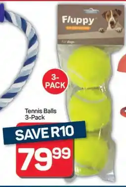 Pick n Pay Hypermarket Fluppy Tennis Balls 3-Pack offer