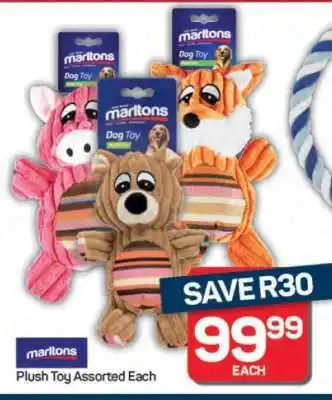 Pick n Pay Hypermarket Plush Toy Assorted Each offer