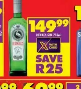 Shoprite Liquor Hewkes gin offer