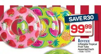 Pick n Pay Hypermarket Intex Inflatable Tropical Fruit Tube offer