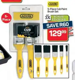 Pick n Pay Hypermarket 5-Piece Cub Paint Brush Set offer