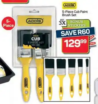 Pick n Pay Hypermarket 5-Piece Cub Paint Brush Set offer