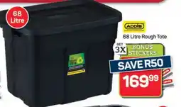 Pick n Pay Hypermarket Addis 68 Litre Rough Tote offer