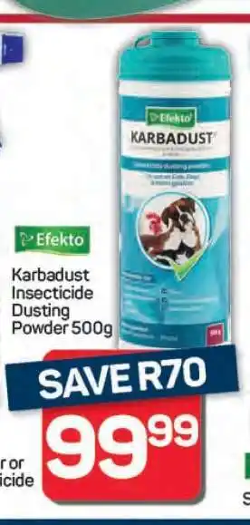 Pick n Pay Hypermarket Efekto Karbadust Insecticide Dusting Powder 500g offer