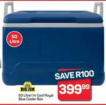 Pick n Pay Hypermarket 50 Litre I'm Cool Royal Blue Cooler Box offer