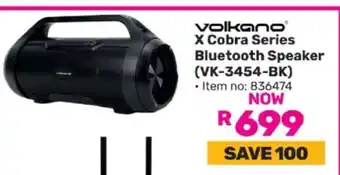 Game Volkano X Cobra Series Bluetooth Speaker VK-3454-BK offer