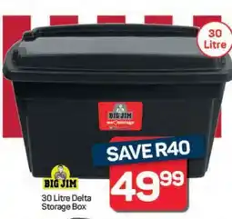 Pick n Pay Hypermarket Big Jim 30 Litre Delta Storage Box offer