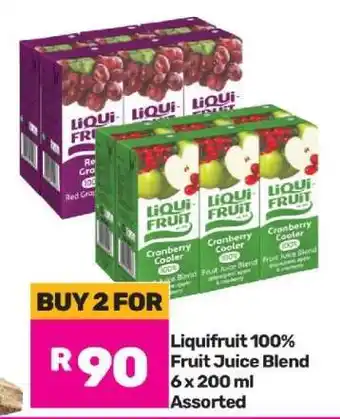 Game Liquifruit 100% Fruit Juice Blend offer