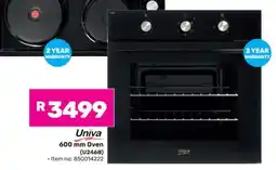 Game Univa 600 mm Oven (U246B) offer