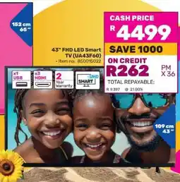 Game 43” FHD LED Smart TV (UA43F60) offer
