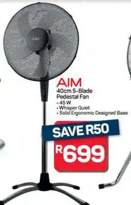 Pick n Pay Hypermarket AIM 40cm 5-Blade Pedestal Fan offer