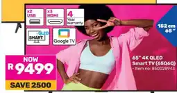 Game 65 4K QLED Smart TV (650GQ) offer
