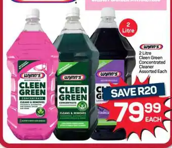 Pick n Pay Hypermarket Wynn's Cleen Green Concentrate offer