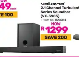 Game Volkano 2.1 Channel Turbulent Series Soundbar (VK-3905) offer