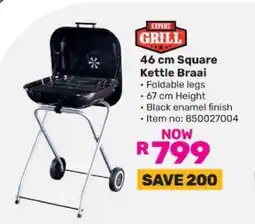 Game 46 cm Square Kettle Braai offer