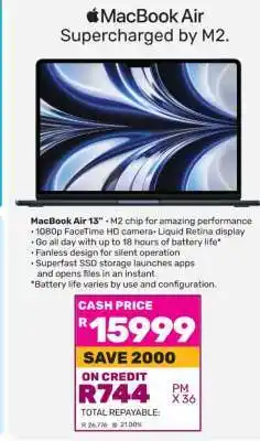 Game MacBook Air 13” offer