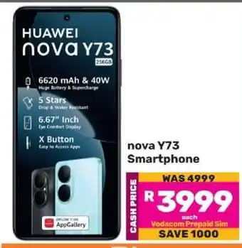 Game nova Y73 Smartphone offer