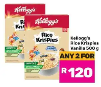 Game Kellogg's Rice Krispies Vanilla 500 g offer