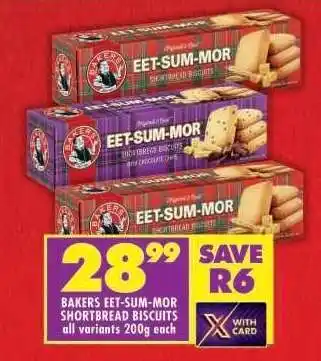 Shoprite Bakers Eet-Sum-Mor Shortbread Biscuits offer
