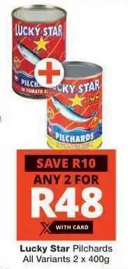 Checkers LUCKY STAR PILCHARDS offer