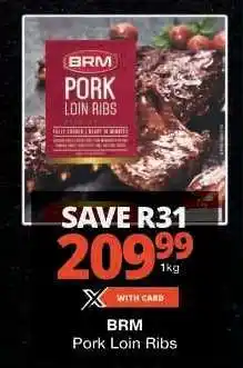 Checkers BRM Pork Loin Ribs offer