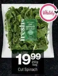 Checkers Cut Spinach offer
