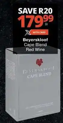 Checkers Beyerskloof Cape Blend Red Wine offer