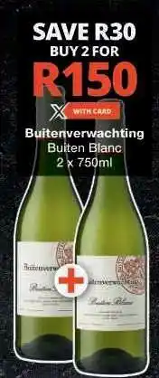 Checkers BUITENVERWACHTING Buiten Blanc offer
