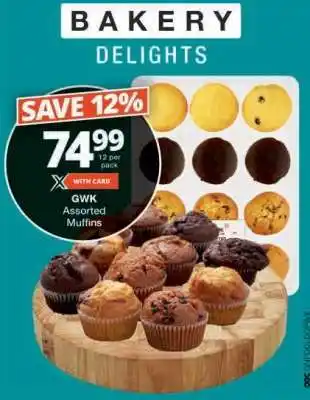 Checkers GWK Assorted Muffins offer