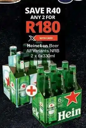 Checkers Heineken Beer offer