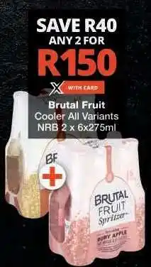Checkers Brutal Fruit Cooler All Variants offer
