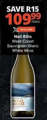 Checkers Neil Ellis West Coast Sauvignon Blanc White Wine offer