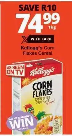 Checkers Kellogg's Corn Flakes Cereal offer