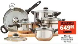 Checkers Majoré Stainless Steel Cookware Set offer