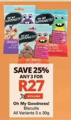 Checkers Oh My Goodness! Biscuits offer
