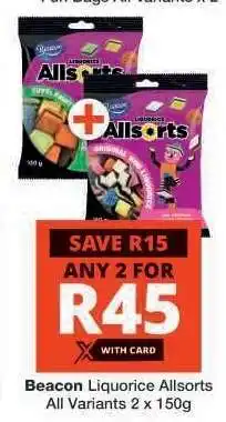 Checkers BEACON LIQUORICE ALLSORTS offer