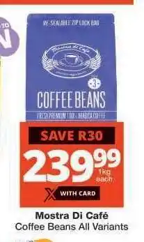 Checkers Mostra Di Café offer