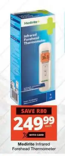 Checkers Medirite Infrared Forehead Thermometer offer