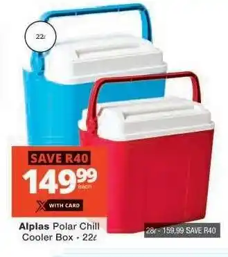 Checkers Alplas Polar Chill Cooler Box offer