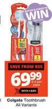 Checkers Colgate Toothbrush offer