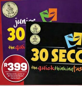 Pick n Pay Board games offer