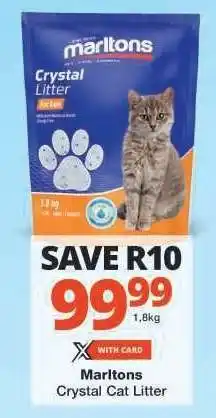 Checkers Marltons Crystal Cat Litter offer