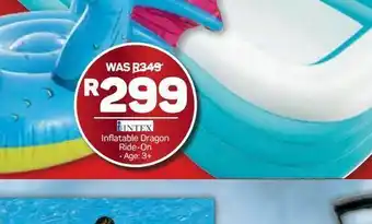 Pick n Pay Intex ride-on offer