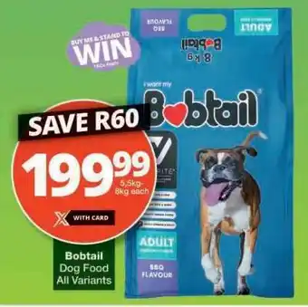 Checkers Bobtail Dog Food offer
